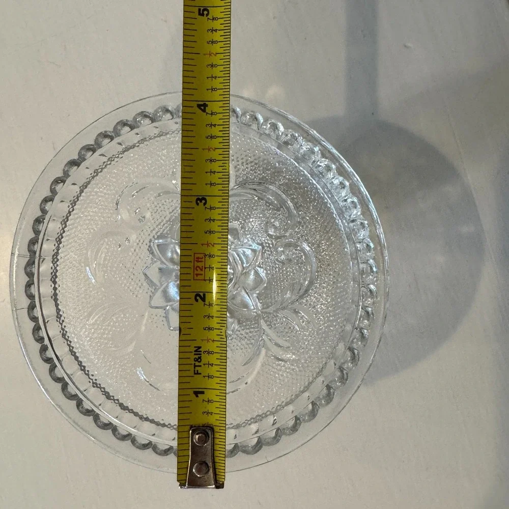 Tiara Indiana Sandwich Glass‎ Candlestick 4
